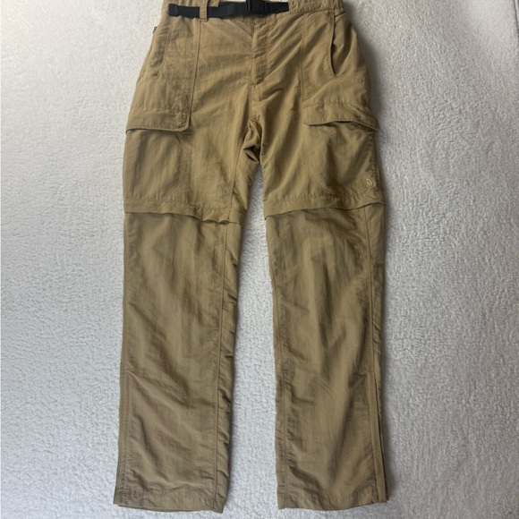 The North Face Other - The North Face Convertible Belted Cargo Pants Men's Medium Hiking Outdoor Beige